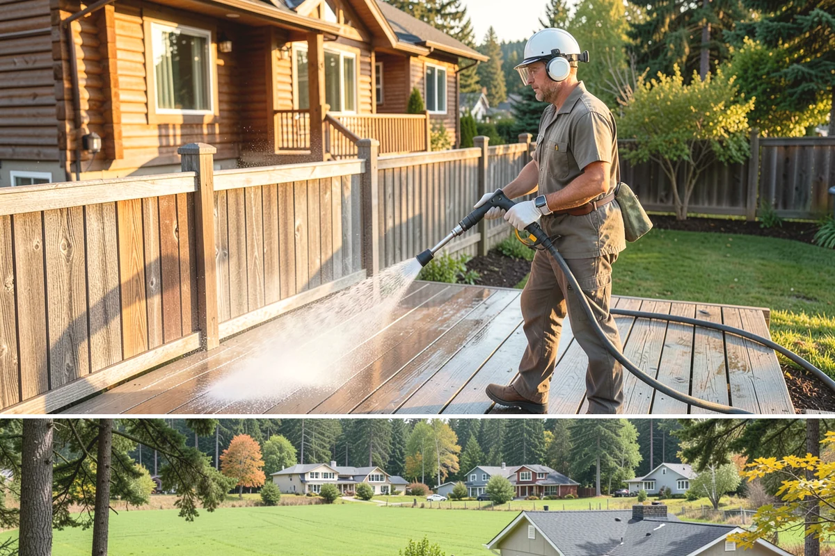 Exterior Wall Cleaning in Lyman, Skagit County, WA - Clean in the warmer, drier months so the walls dry evenly and the results hold through the rainy season.