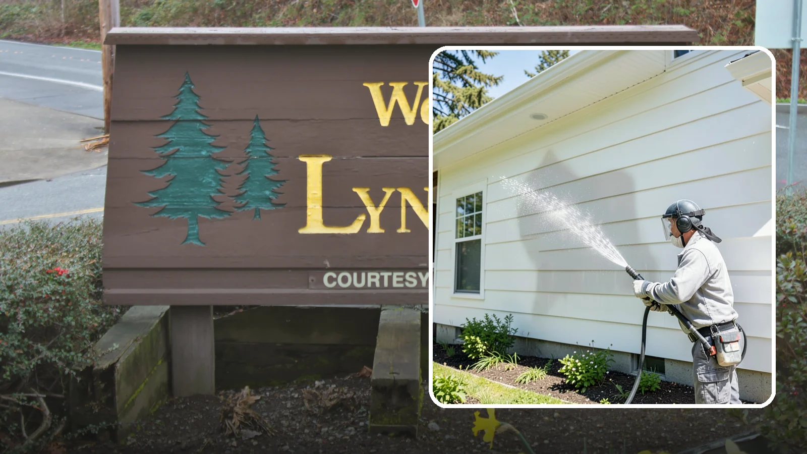 Exterior Wall Cleaning in Lynnwood, Snohomish County, WA - Exterior wall cleaning targets the flat wall surfaces where our region's rain leaves streaks, algae, and settled road film.