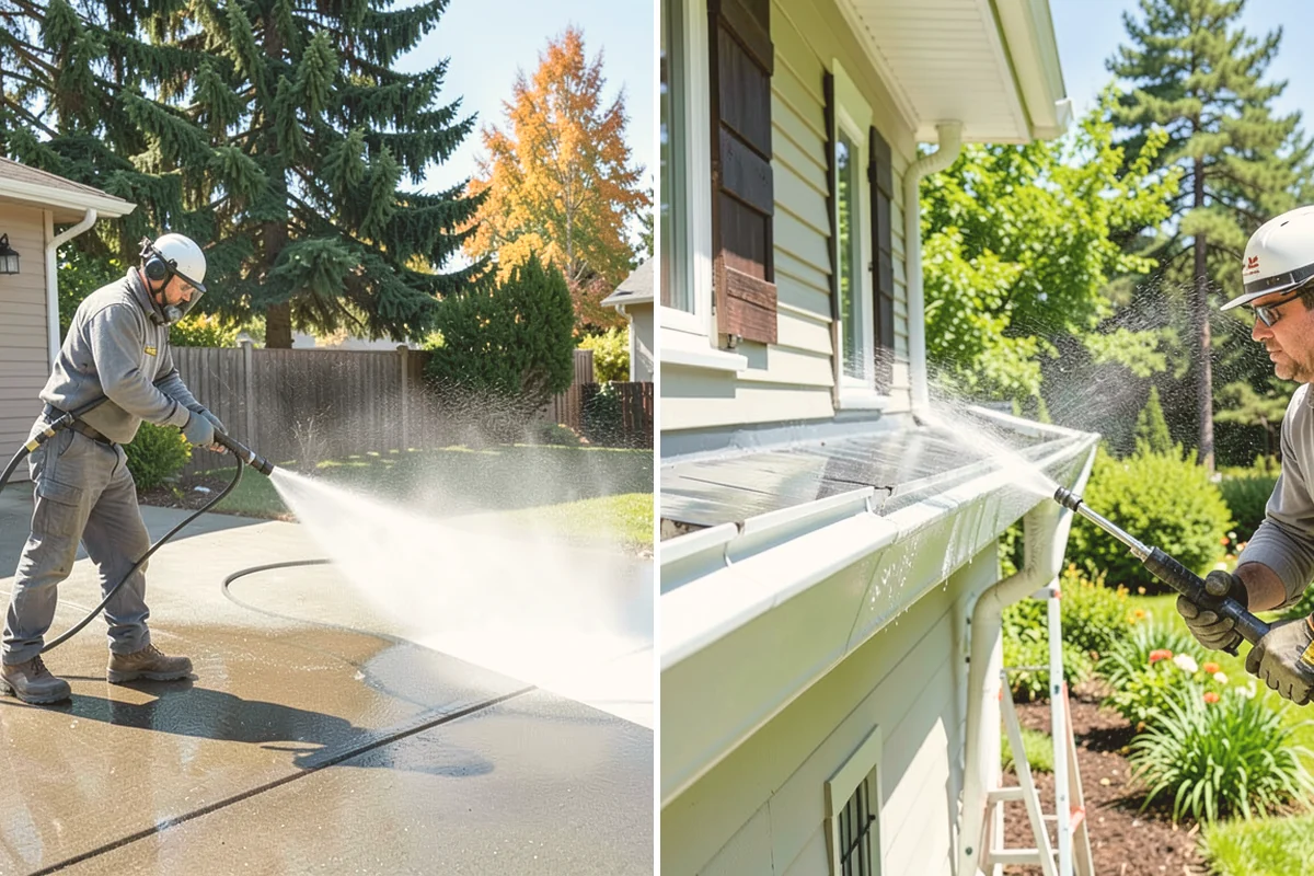 Exterior Wall Cleaning in Lynnwood, Snohomish County, WA - Identify the wall material and its cleaning limits
