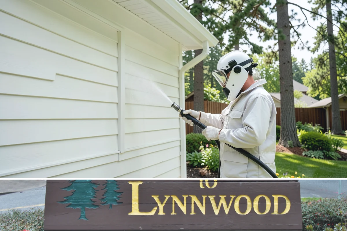 Exterior Wall Cleaning in Lynnwood, Snohomish County, WA - Clean in the warmer, drier months so the walls dry evenly and the results hold through the rainy season.