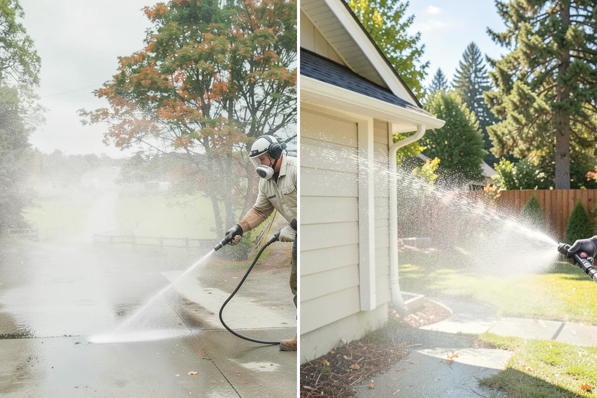 Exterior Wall Cleaning in Mountlake Terrace, Snohomish County, WA - Identify the wall material and its cleaning limits