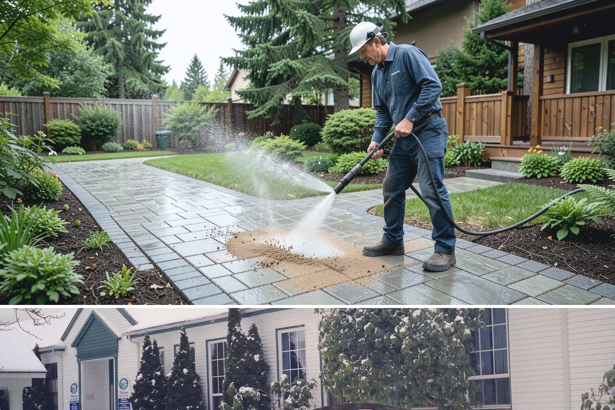 Exterior Wall Cleaning in Pacific, King County, WA - Clean in the warmer, drier months so the walls dry evenly and the results hold through the rainy season.
