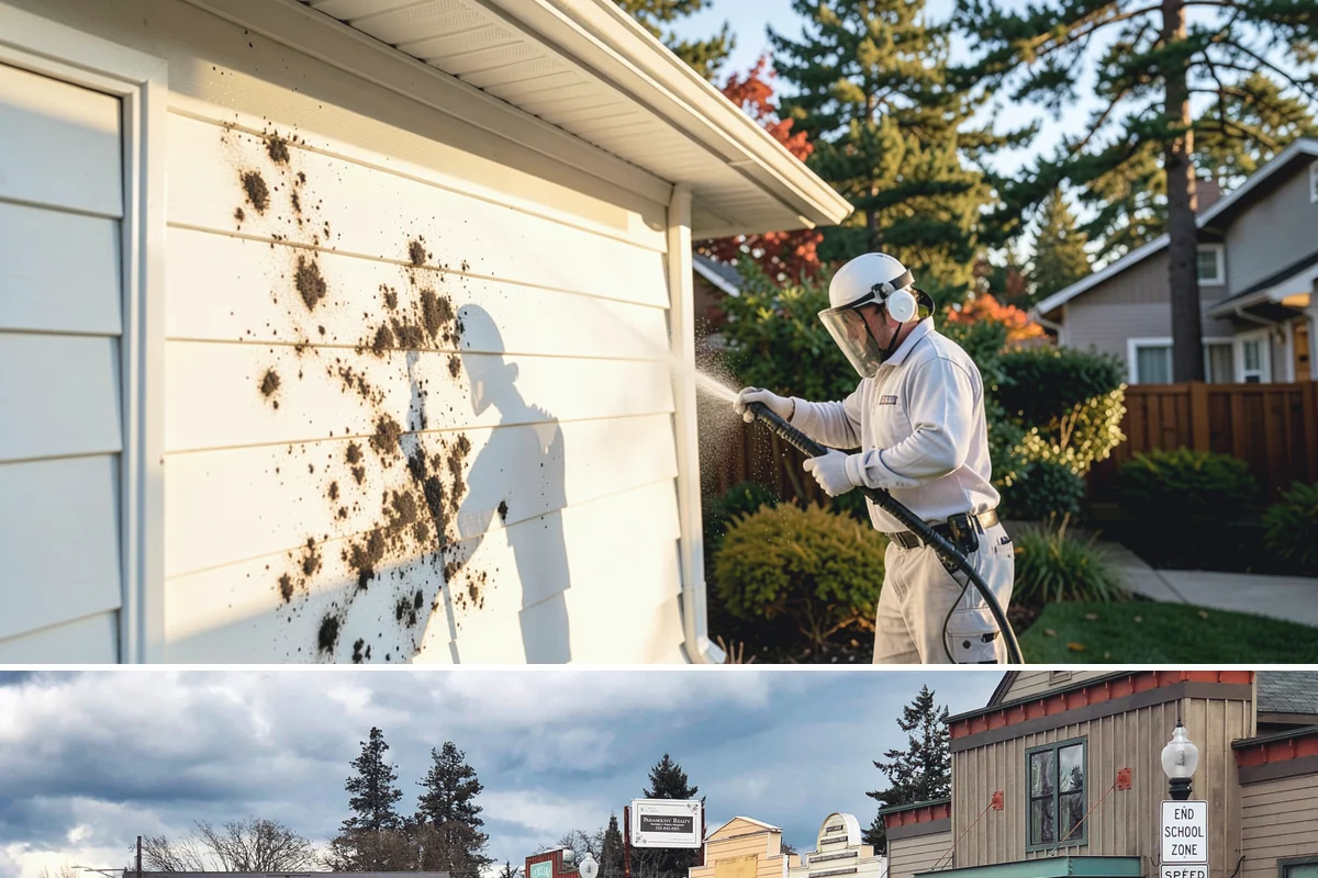 Exterior Wall Cleaning in Roy, Pierce County, WA - Clean in the warmer, drier months so the walls dry evenly and the results hold through the rainy season.