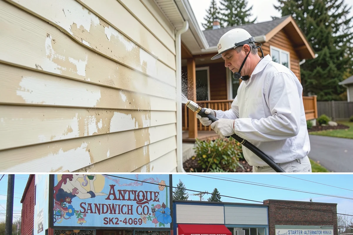 Exterior Wall Cleaning in Ruston, Pierce County, WA - Clean in the warmer, drier months so the walls dry evenly and the results hold through the rainy season.