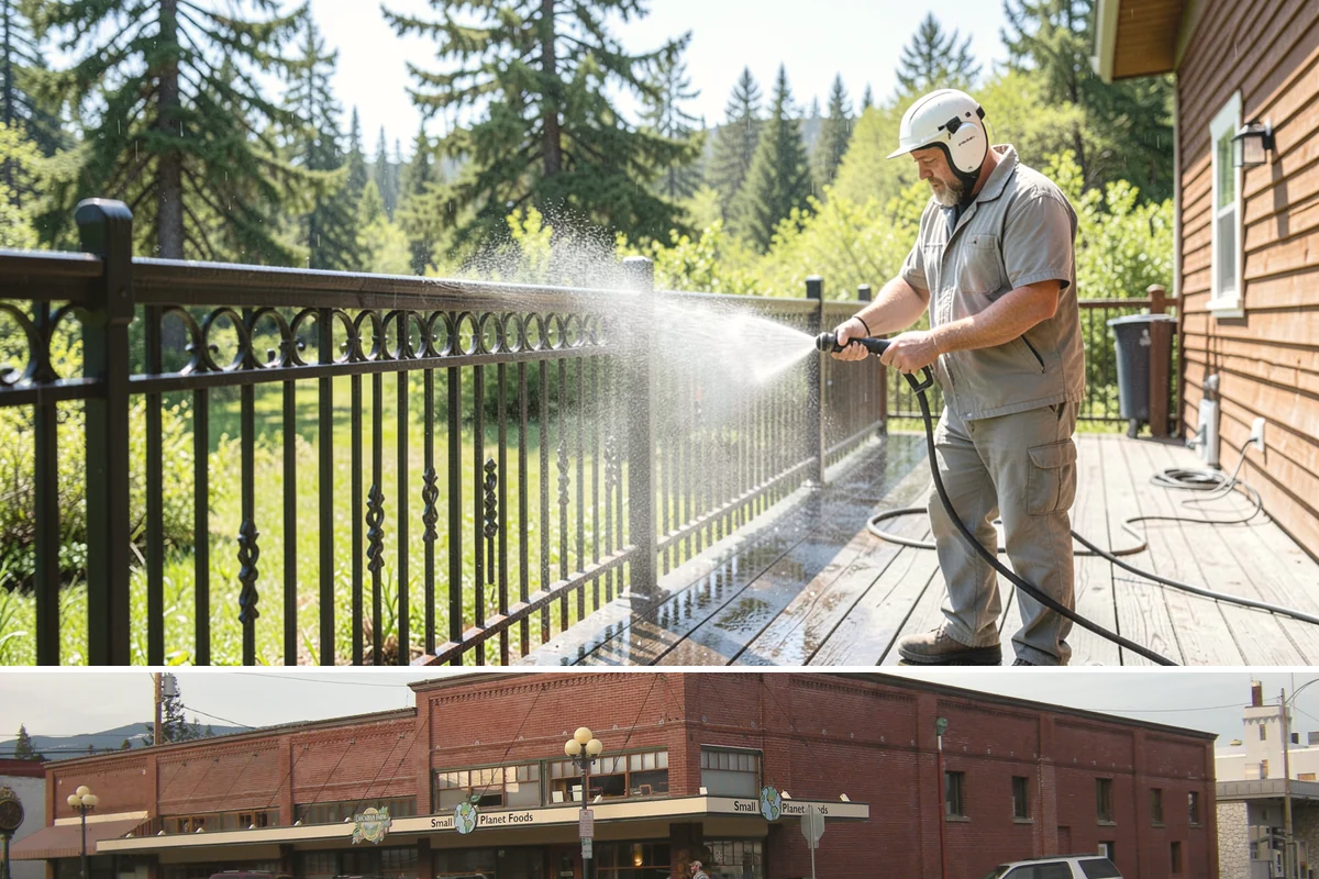 Exterior Wall Cleaning in Sedro-Woolley, Skagit County, WA - Clean in the warmer, drier months so the walls dry evenly and the results hold through the rainy season.