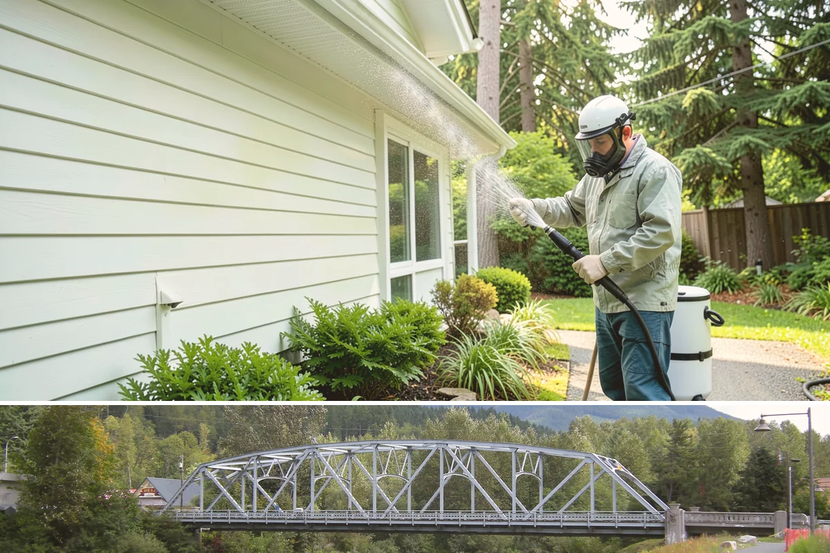 Exterior Wall Cleaning in Skykomish, King County, WA - Clean in the warmer, drier months so the walls dry evenly and the results hold through the rainy season.