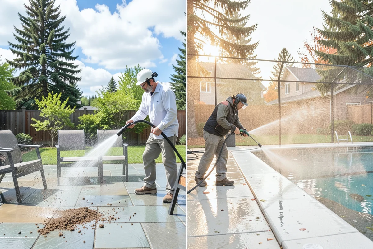 Exterior Wall Cleaning in South Prairie, Pierce County, WA - Identify the wall material and its cleaning limits