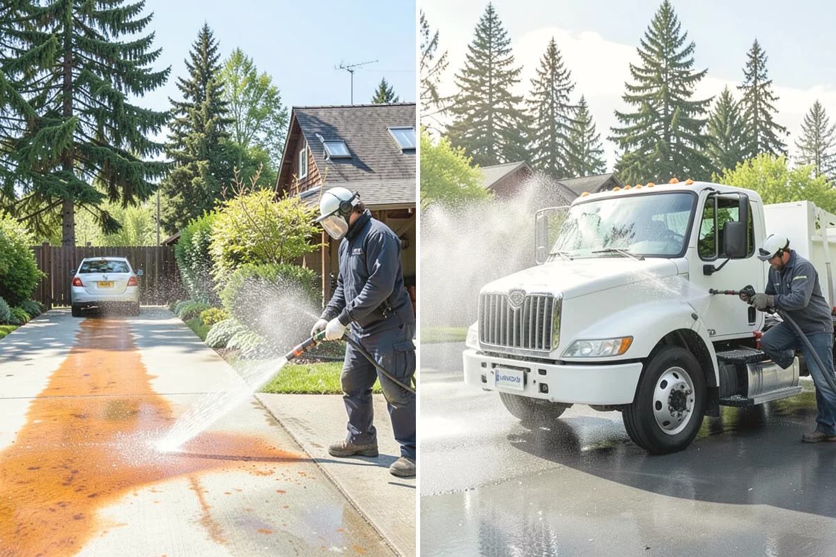 Exterior Wall Cleaning in Tacoma, Pierce County, WA - Identify the wall material and its cleaning limits
