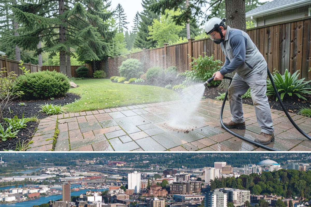 Exterior Wall Cleaning in Tacoma, Pierce County, WA - Clean in the warmer, drier months so the walls dry evenly and the results hold through the rainy season.