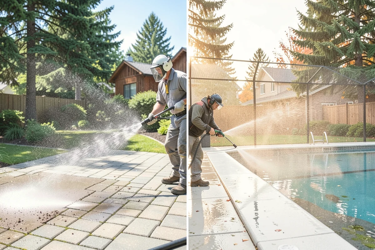 Exterior Wall Cleaning in University Place, Pierce County, WA - Identify the wall material and its cleaning limits