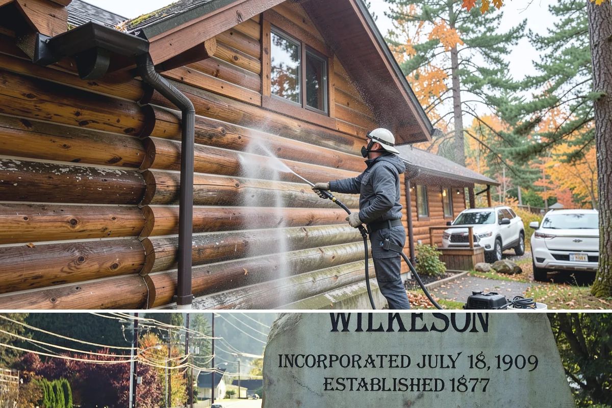 Exterior Wall Cleaning in Wilkeson, Pierce County, WA - Clean in the warmer, drier months so the walls dry evenly and the results hold through the rainy season.