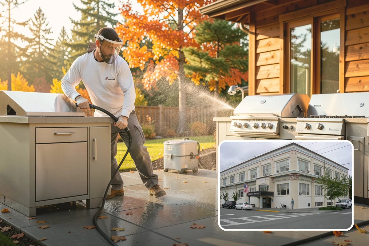 Exterior Window Cleaning in Anacortes, Skagit County, WA - Clears pollen, grime, and water spotting from the glass