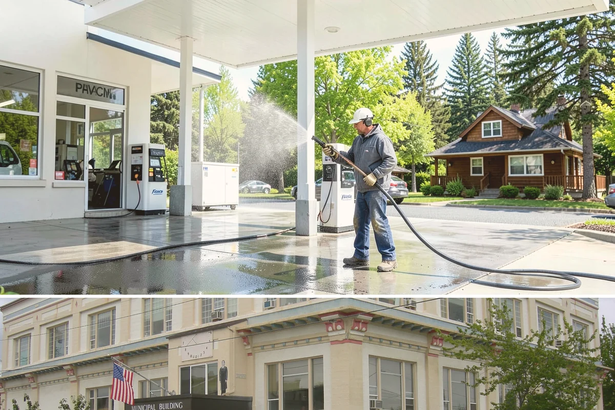 Exterior Window Cleaning in Anacortes, Skagit County, WA - Spring cleaning clears the winter's spotting and pollen just as brighter days return.