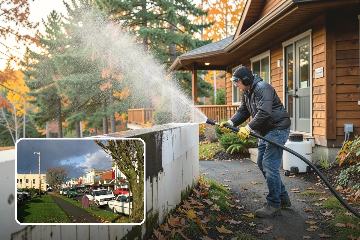 Exterior Window Cleaning in Arlington, Snohomish County, WA - Clears pollen, grime, and water spotting from the glass