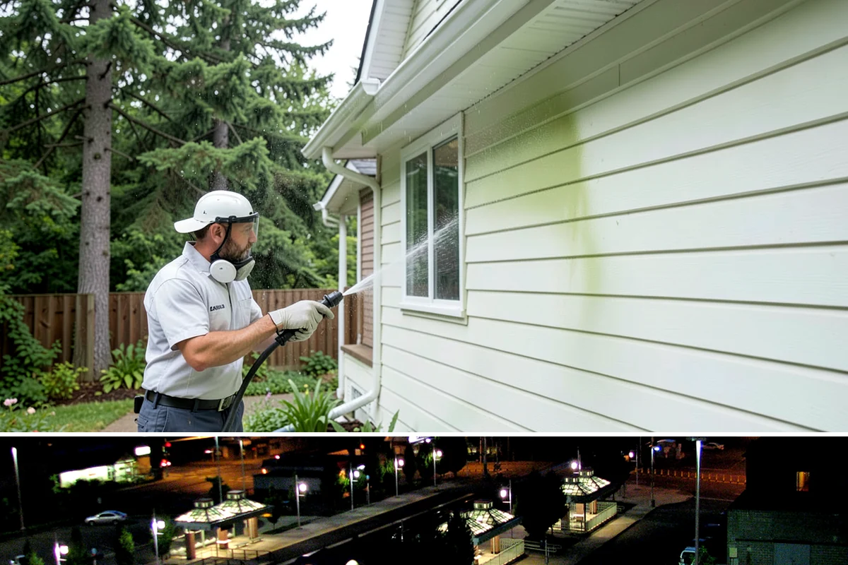 Exterior Window Cleaning in Auburn, King County, WA - Spring cleaning clears the winter's spotting and pollen just as brighter days return.