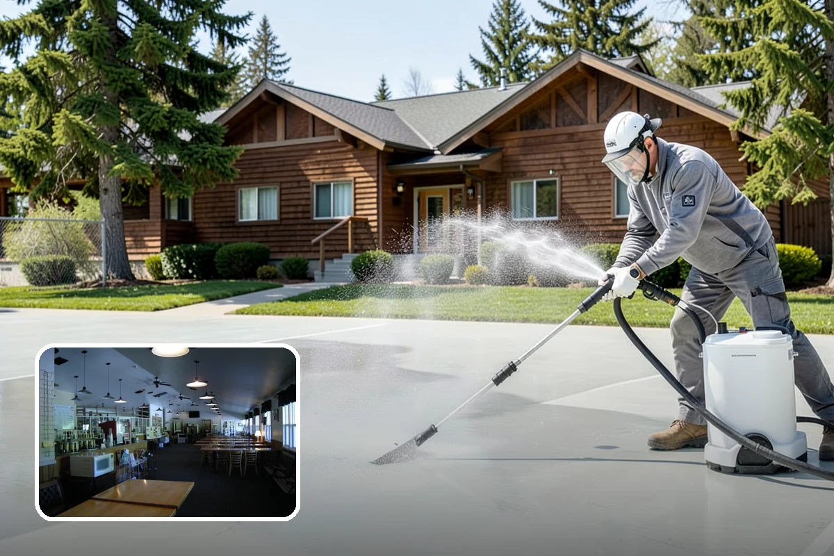 Exterior Window Cleaning in Black Diamond, King County, WA - Clears pollen, grime, and water spotting from the glass