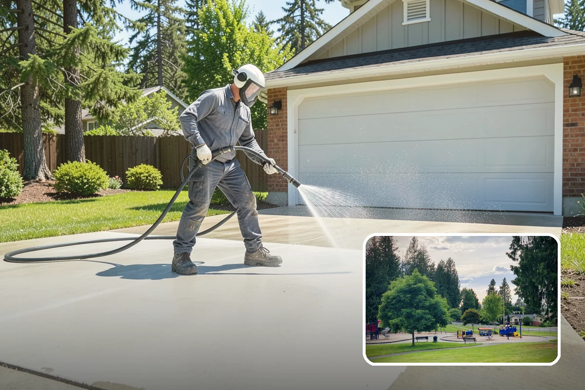 Exterior Window Cleaning in Bonney Lake, Pierce County, WA - Clears pollen, grime, and water spotting from the glass