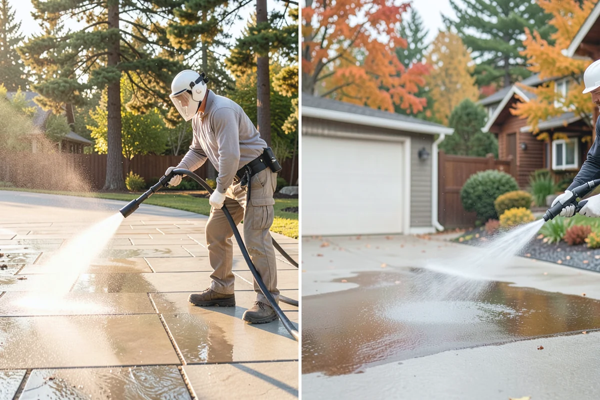 Exterior Window Cleaning in Bonney Lake, Pierce County, WA - Rinse loose dust and pollen from the panes