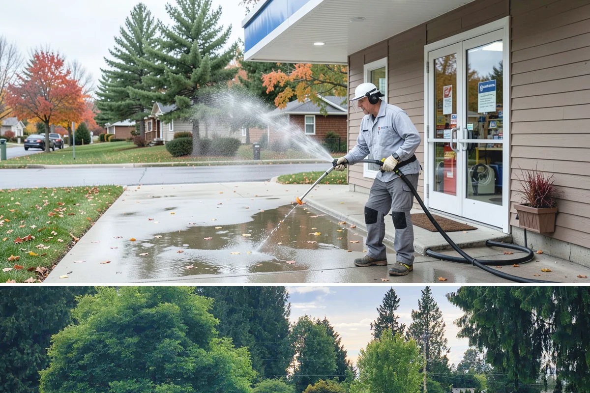 Exterior Window Cleaning in Bonney Lake, Pierce County, WA - Spring cleaning clears the winter's spotting and pollen just as brighter days return.