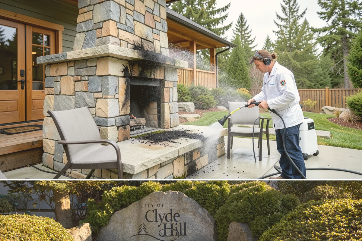 Exterior Window Cleaning in Clyde Hill, King County, WA - Spring cleaning clears the winter's spotting and pollen just as brighter days return.