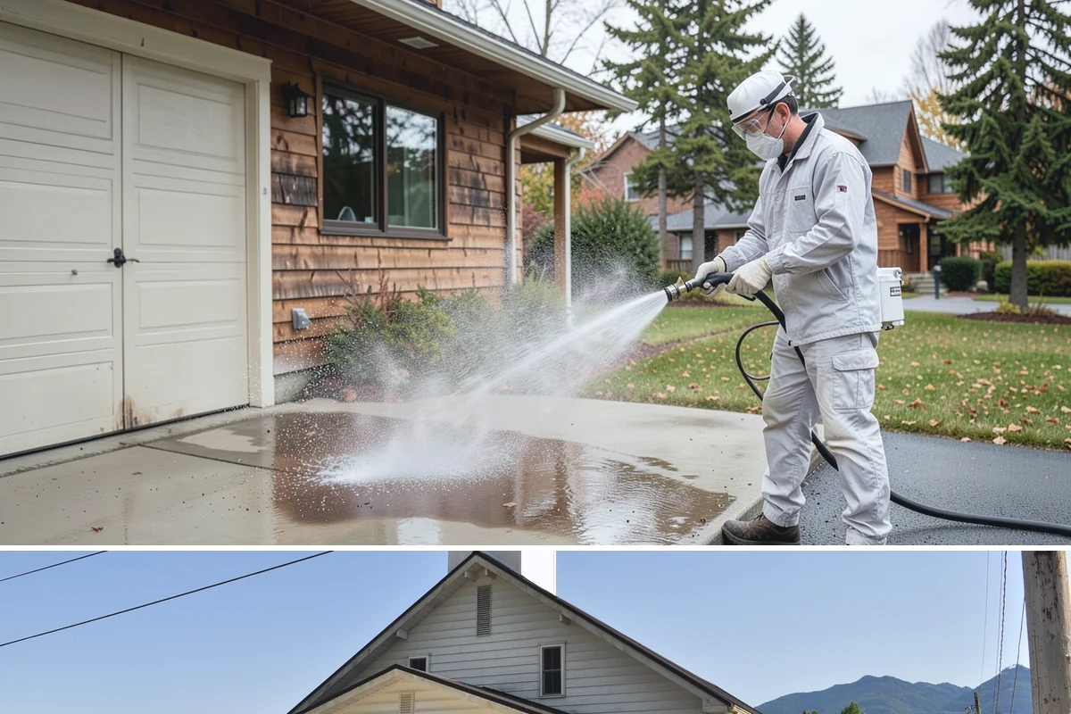 Exterior Window Cleaning in Concrete, Skagit County, WA - Spring cleaning clears the winter's spotting and pollen just as brighter days return.