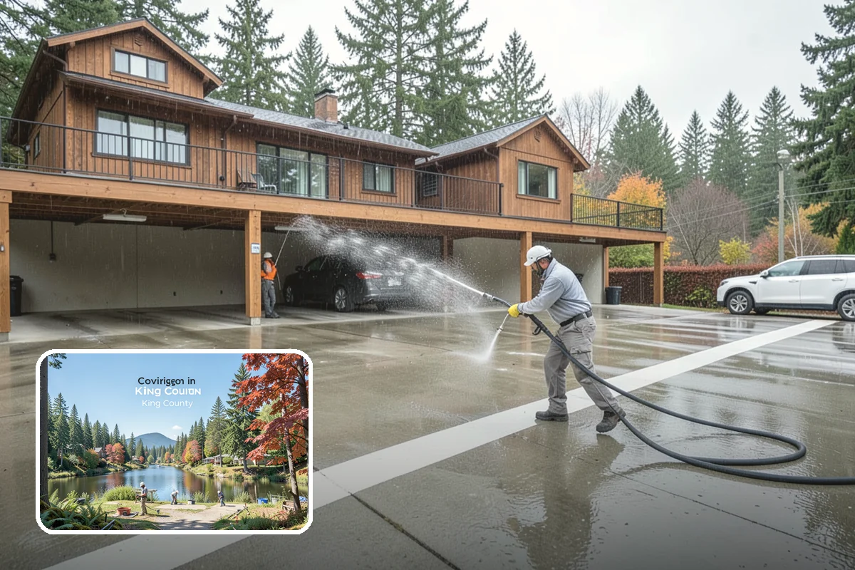 Exterior Window Cleaning in Covington, King County, WA - Clears pollen, grime, and water spotting from the glass