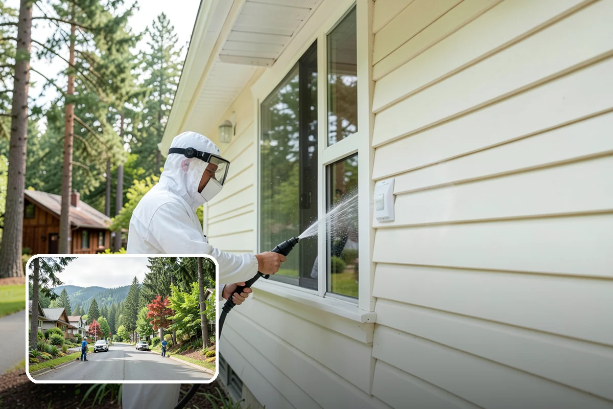 Exterior Window Cleaning in Darrington, Snohomish County, WA - Clears pollen, grime, and water spotting from the glass
