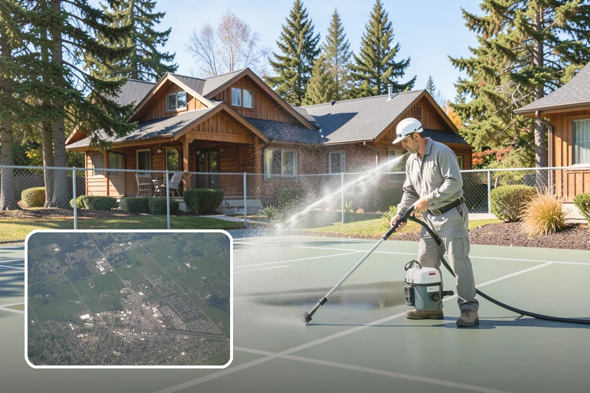 Exterior Window Cleaning in Enumclaw, King County, WA - Clears pollen, grime, and water spotting from the glass