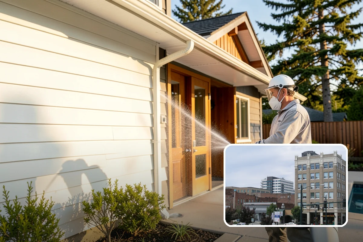 Exterior Window Cleaning in Everett, Snohomish County, WA - Clears pollen, grime, and water spotting from the glass