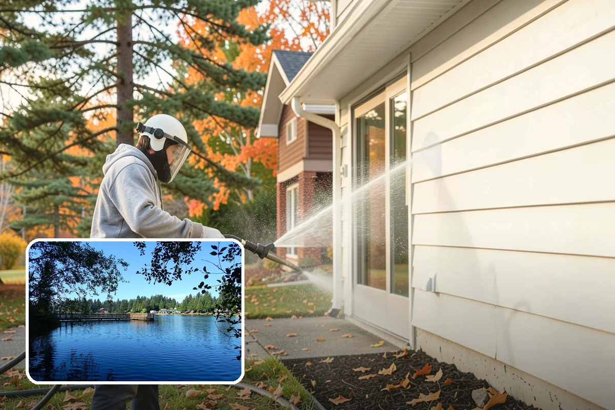 Exterior Window Cleaning in Federal Way, King County, WA - Clears pollen, grime, and water spotting from the glass