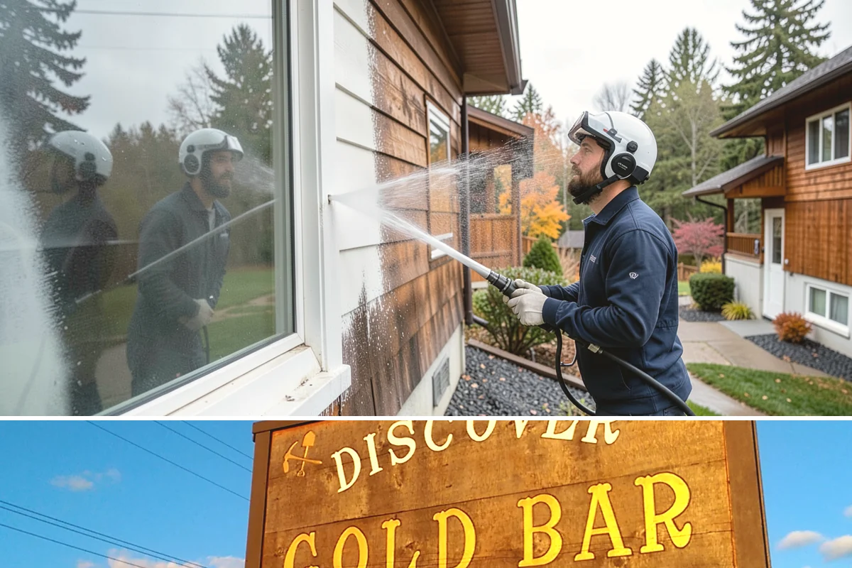 Exterior Window Cleaning in Gold Bar, Snohomish County, WA - Spring cleaning clears the winter's spotting and pollen just as brighter days return.