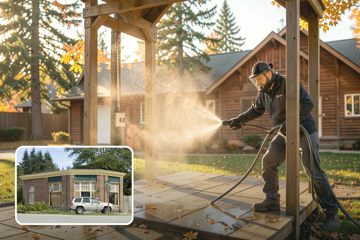 Exterior Window Cleaning in Hamilton, Skagit County, WA - Clears pollen, grime, and water spotting from the glass