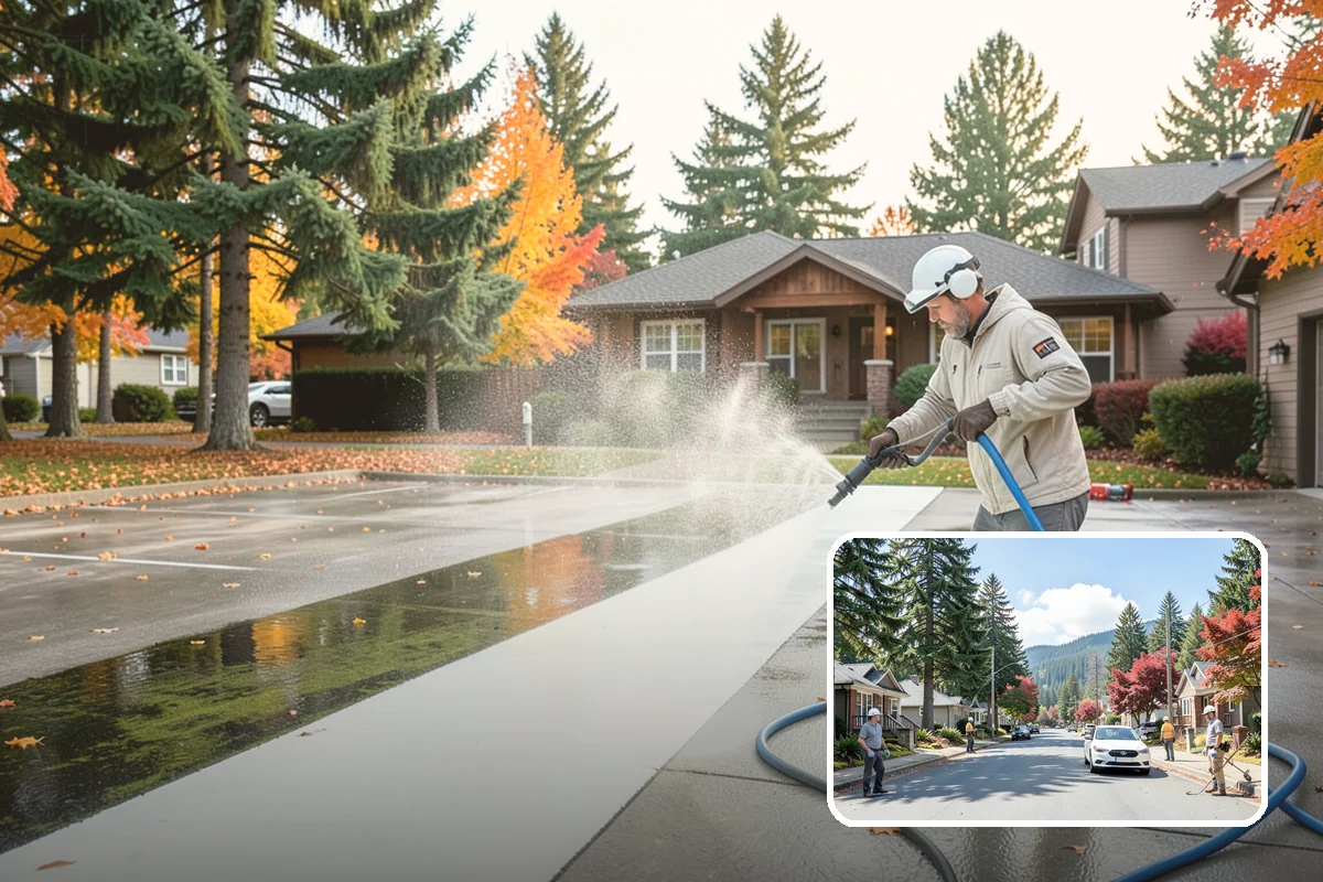 Exterior Window Cleaning in Hunts Point, King County, WA - Clears pollen, grime, and water spotting from the glass
