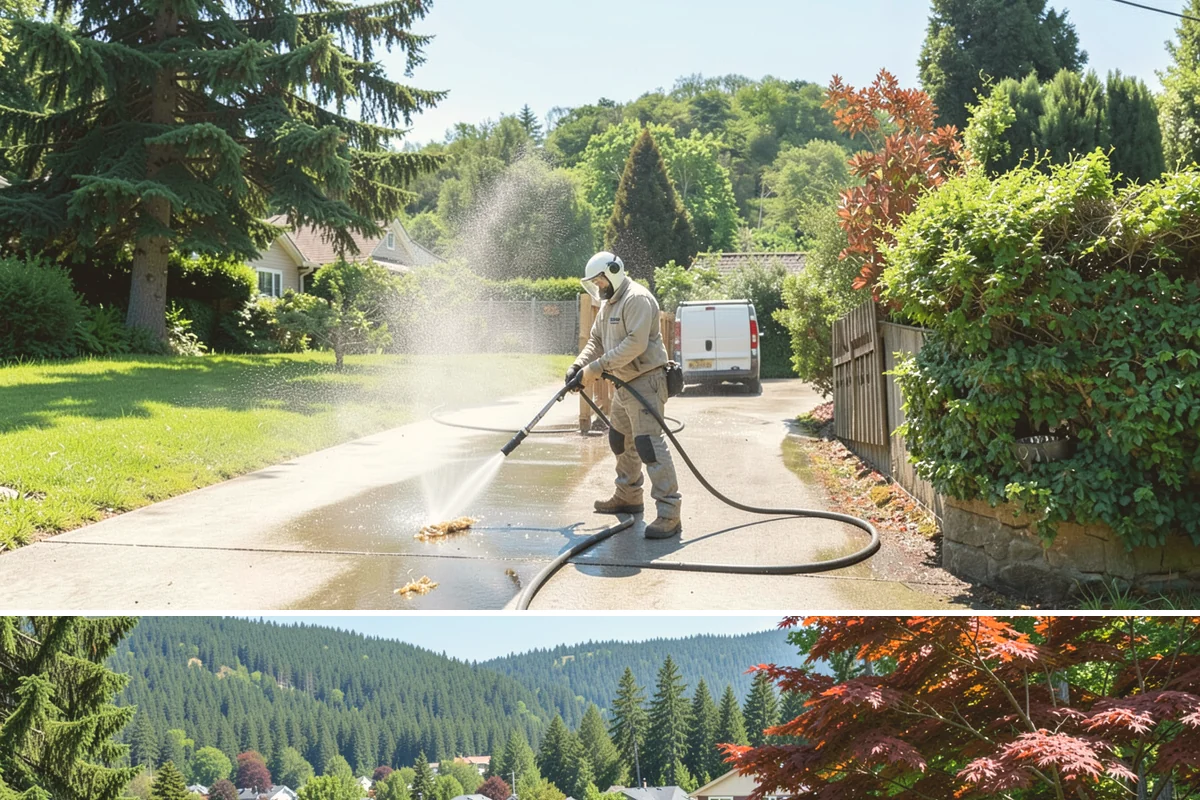 Exterior Window Cleaning in Index, Snohomish County, WA - Spring cleaning clears the winter's spotting and pollen just as brighter days return.