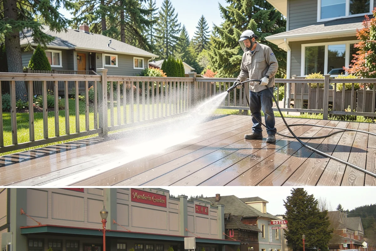 Exterior Window Cleaning in Issaquah, King County, WA - Spring cleaning clears the winter's spotting and pollen just as brighter days return.