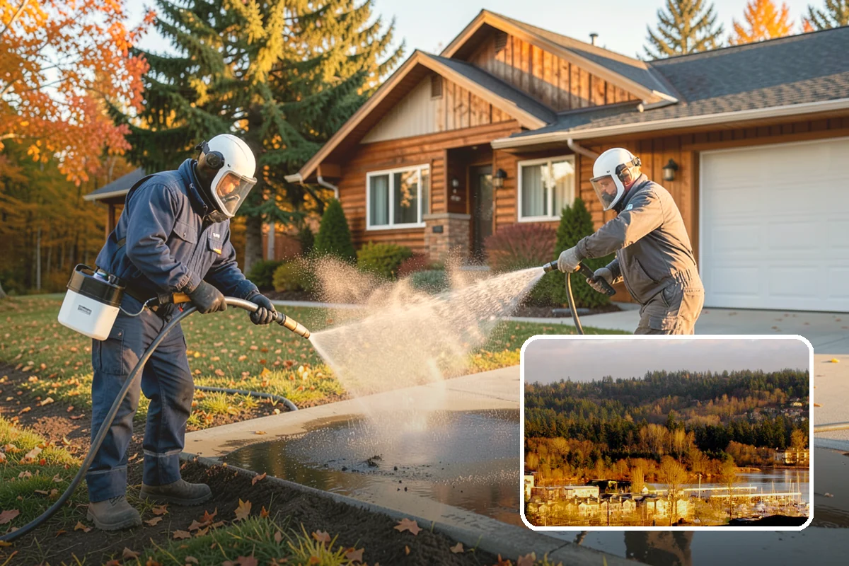 Exterior Window Cleaning in Kenmore, King County, WA - Clears pollen, grime, and water spotting from the glass