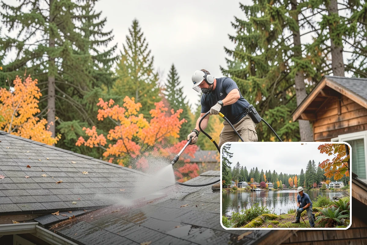 Exterior Window Cleaning in La Conner, Skagit County, WA - Clears pollen, grime, and water spotting from the glass