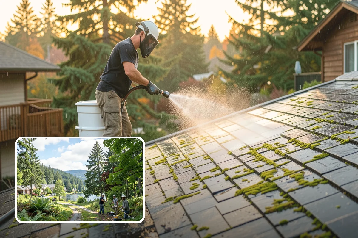 Exterior Window Cleaning in Lake Forest Park, King County, WA - Clears pollen, grime, and water spotting from the glass