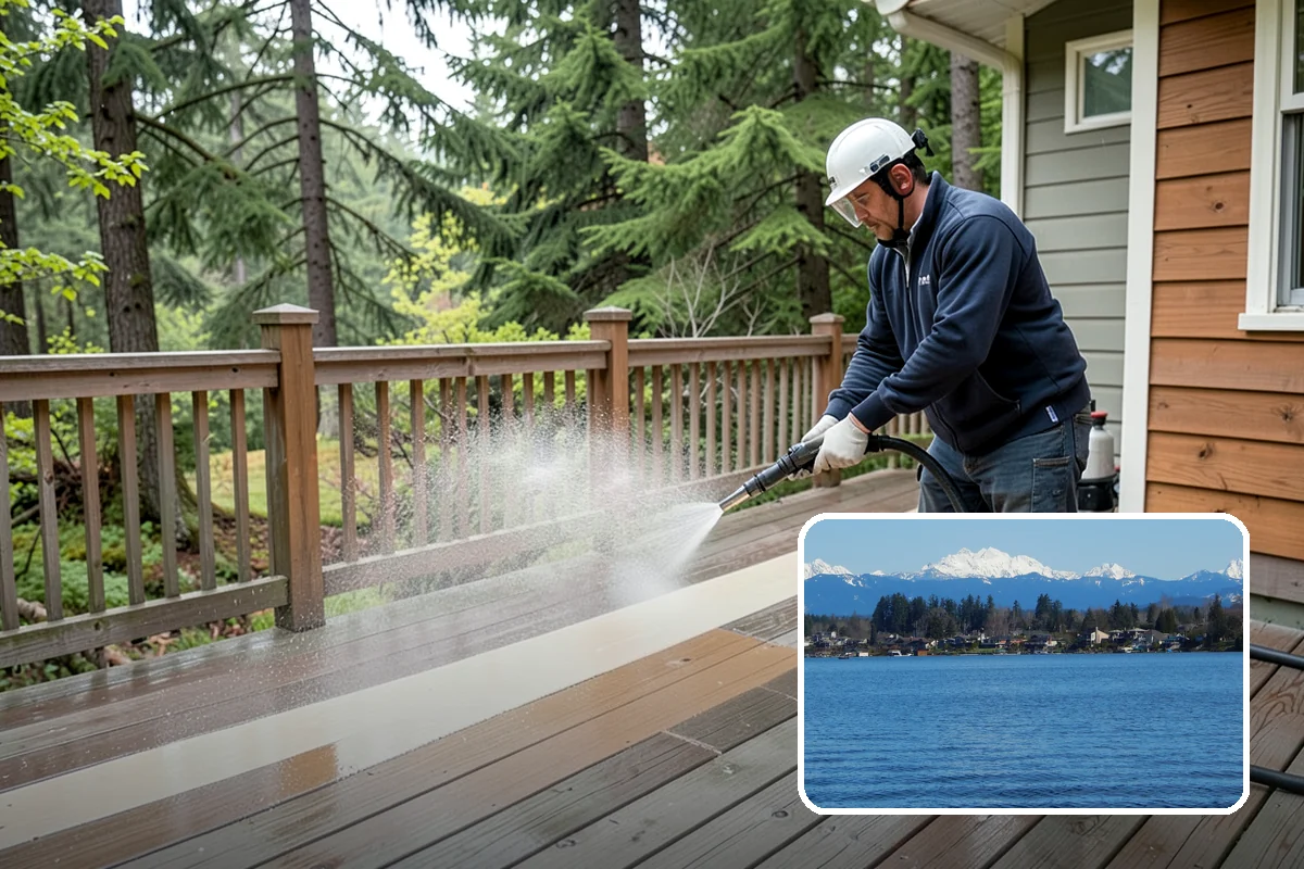 Exterior Window Cleaning in Lake Stevens, Snohomish County, WA - Clears pollen, grime, and water spotting from the glass