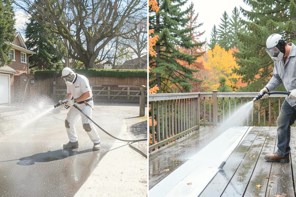 Exterior Window Cleaning in Lake Stevens, Snohomish County, WA - Rinse loose dust and pollen from the panes