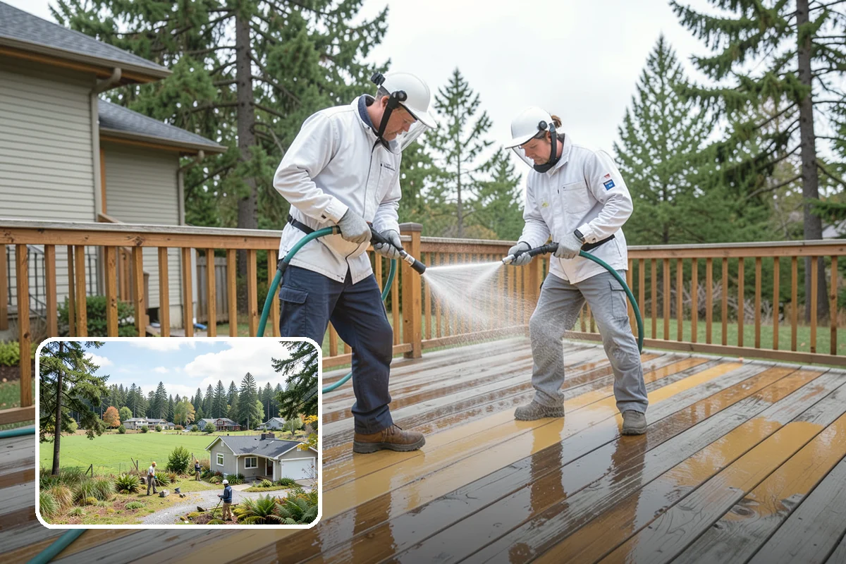 Exterior Window Cleaning in Lyman, Skagit County, WA - Clears pollen, grime, and water spotting from the glass