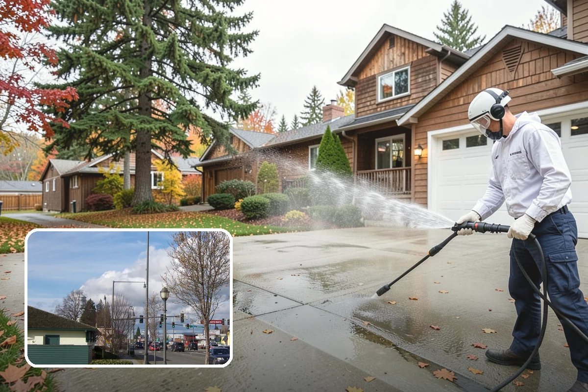 Exterior Window Cleaning in Marysville, Snohomish County, WA - Clears pollen, grime, and water spotting from the glass
