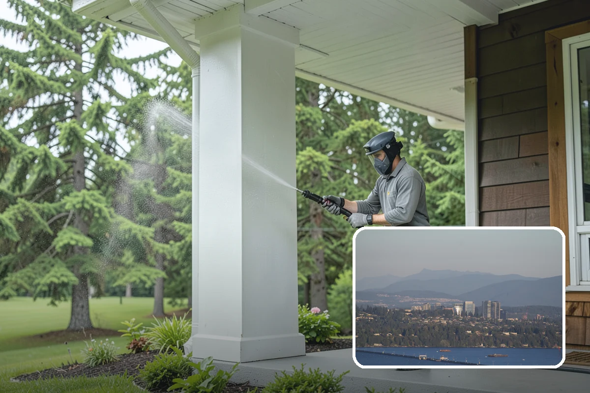 Exterior Window Cleaning in Medina, King County, WA - Clears pollen, grime, and water spotting from the glass