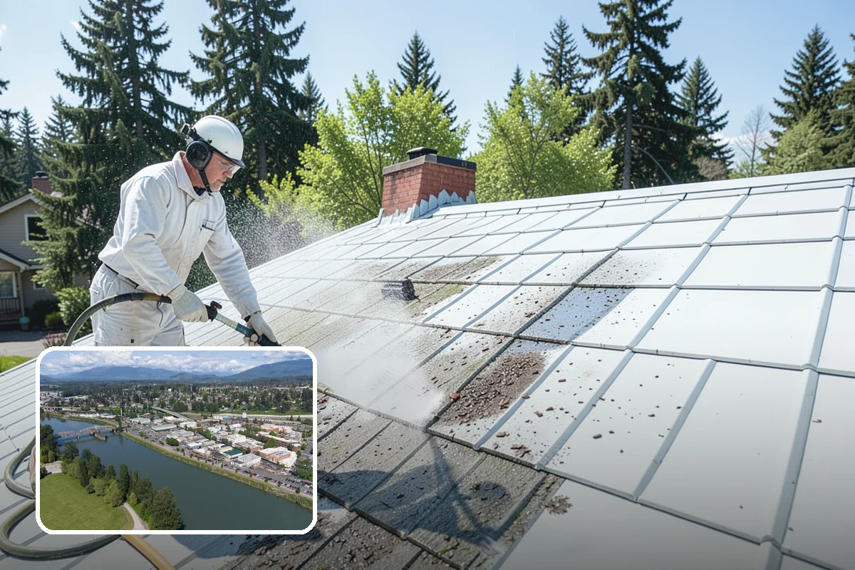 Exterior Window Cleaning in Mount Vernon, Skagit County, WA - Clears pollen, grime, and water spotting from the glass