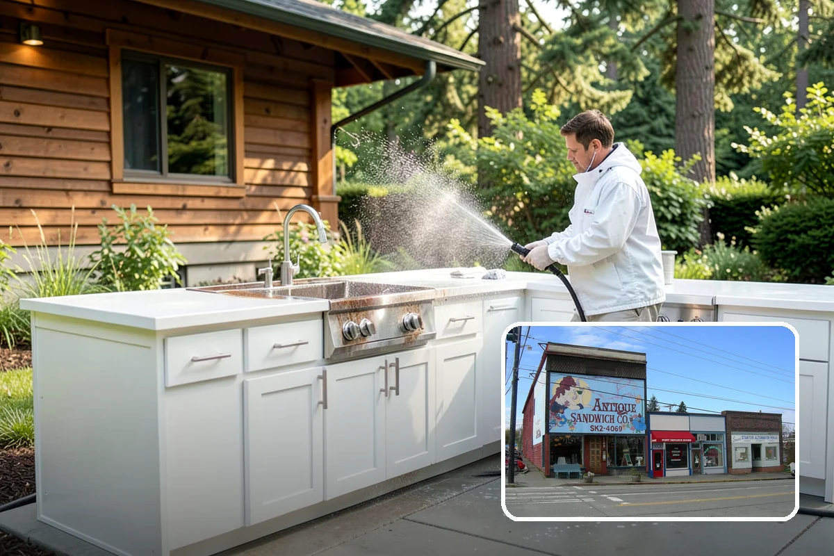 Exterior Window Cleaning in Ruston, Pierce County, WA - Clears pollen, grime, and water spotting from the glass