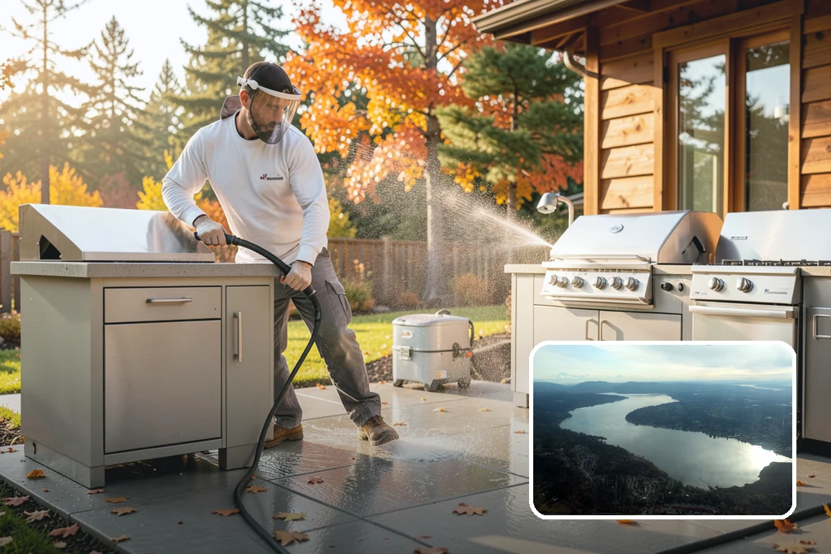 Exterior Window Cleaning in Sammamish, King County, WA - Clears pollen, grime, and water spotting from the glass