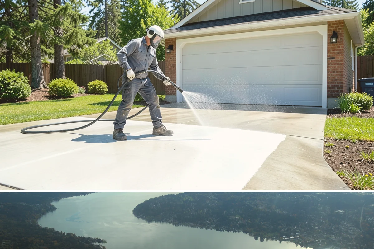 Exterior Window Cleaning in Sammamish, King County, WA - Spring cleaning clears the winter's spotting and pollen just as brighter days return.