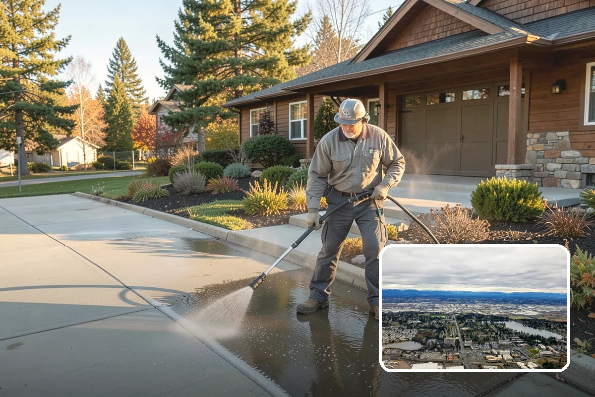 Exterior Window Cleaning in SeaTac, King County, WA - Clears pollen, grime, and water spotting from the glass