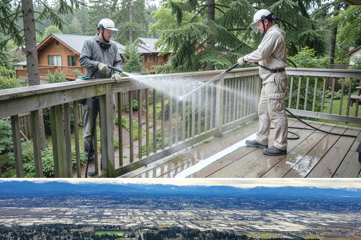 Exterior Window Cleaning in SeaTac, King County, WA - Spring cleaning clears the winter's spotting and pollen just as brighter days return.