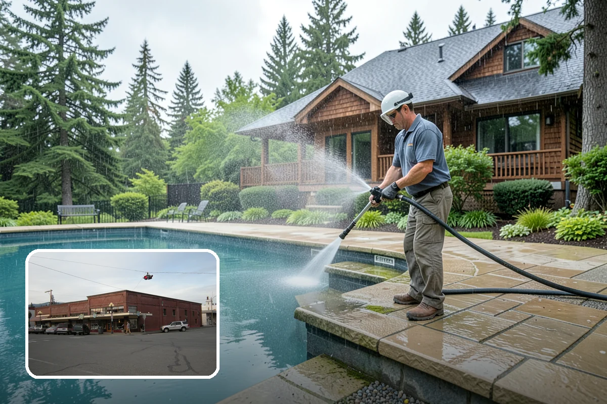 Exterior Window Cleaning in Sedro-Woolley, Skagit County, WA - Clears pollen, grime, and water spotting from the glass